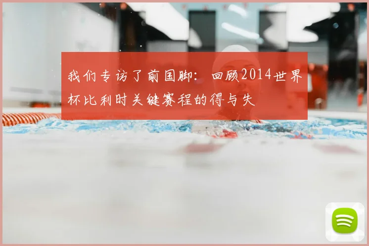 我们专访了前国脚:回顾2014世界杯比利时关键赛程的得与失